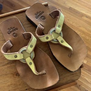 Designer leather sandals